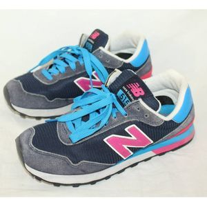 New Balance Blue and Pink Athletic Shoes